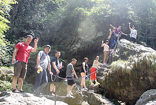 温馨绿韵山庄，悠然茶马古道——华体会体育(中国)hth·官方网站中高层管理干部益阳安化溯源之旅