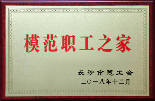 华体会体育(中国)hth·官方网站工会荣获“长沙市模范职工之家”称号